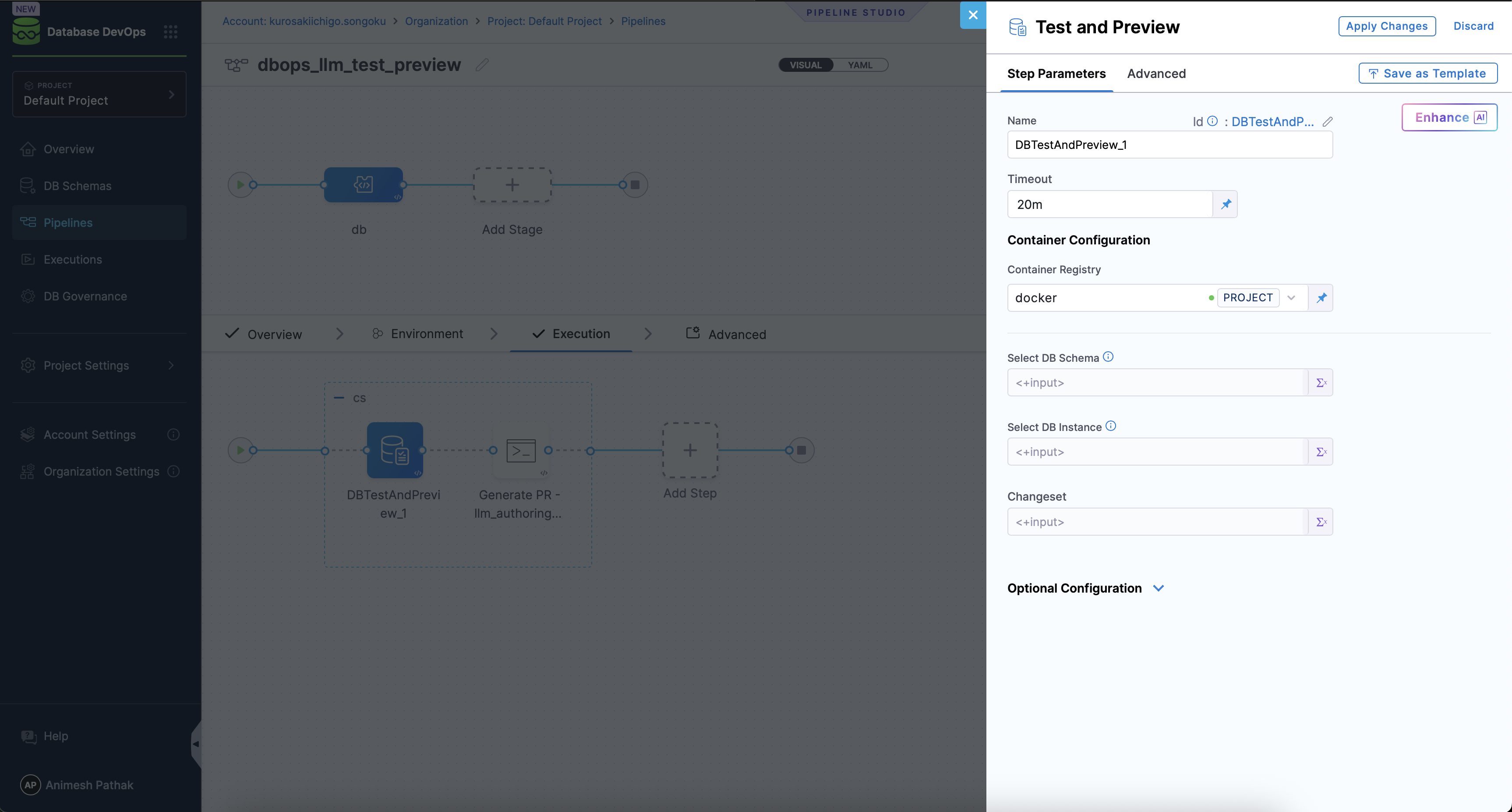 Database DevOps Test and Preview