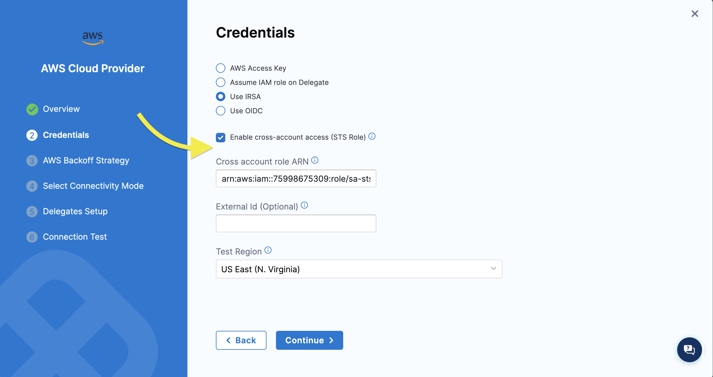 Connector with STS AssumeRole